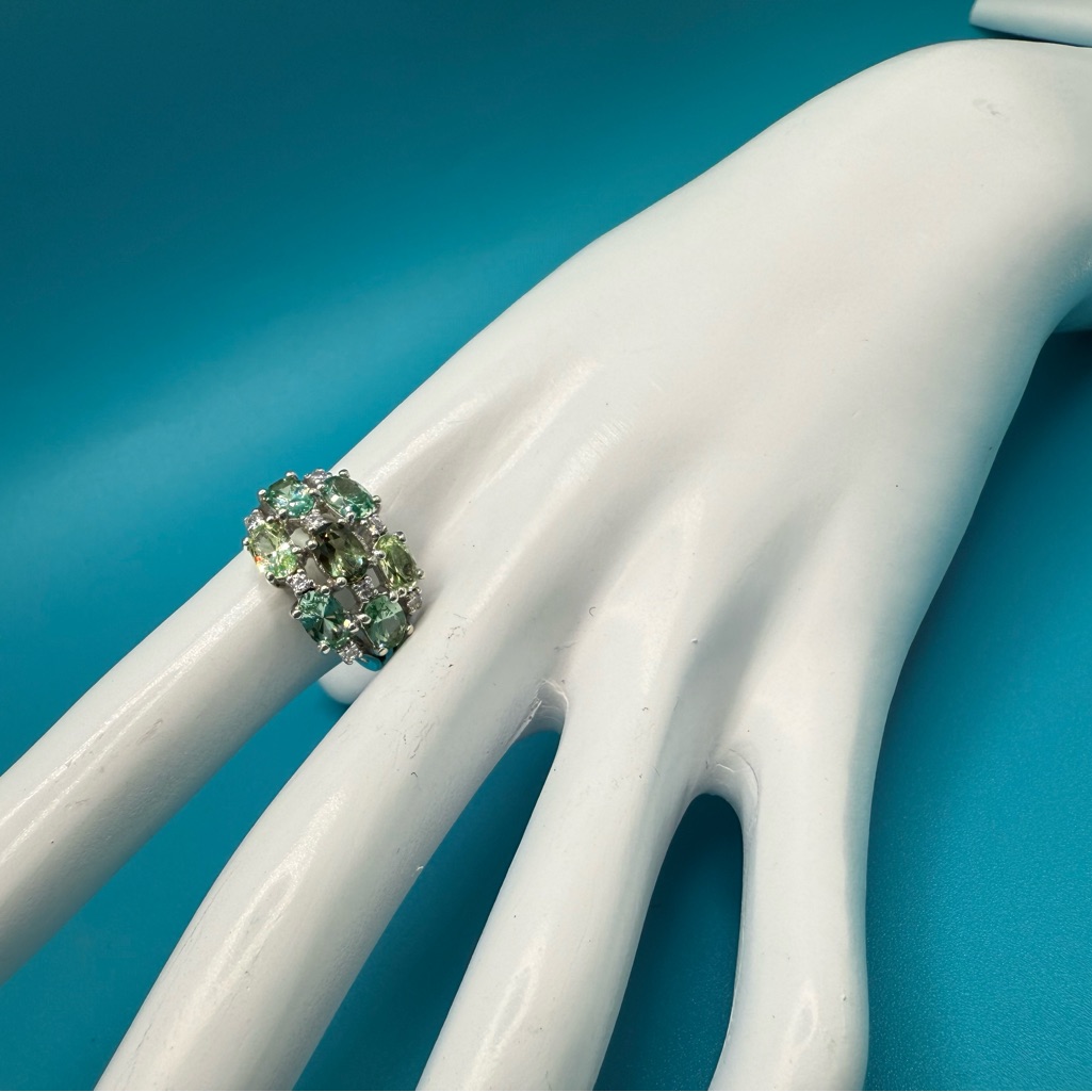 Joseph Esposito Espo 925 Cz 21ct Emerald Ring 50$